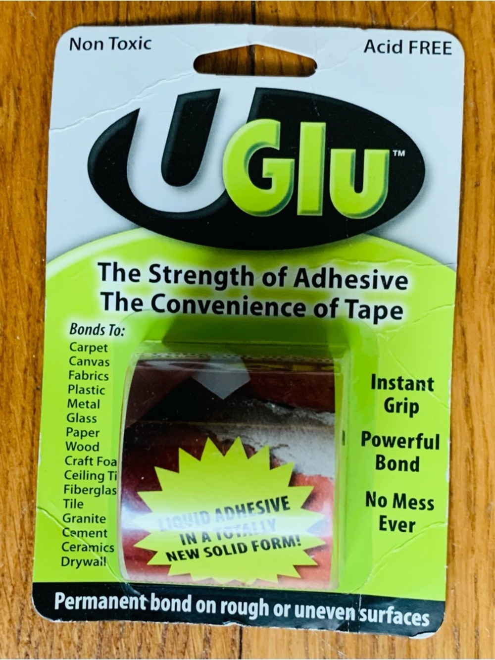 UGlu Removable Double-Sided Adhesive Film Tape 1”  X  1 5/8 Yards